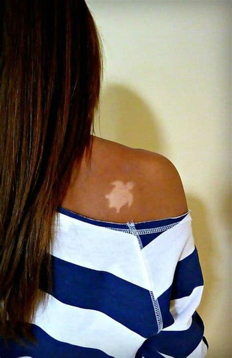 suntan tattoo.